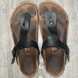 Broken In Birkenstock Sandals